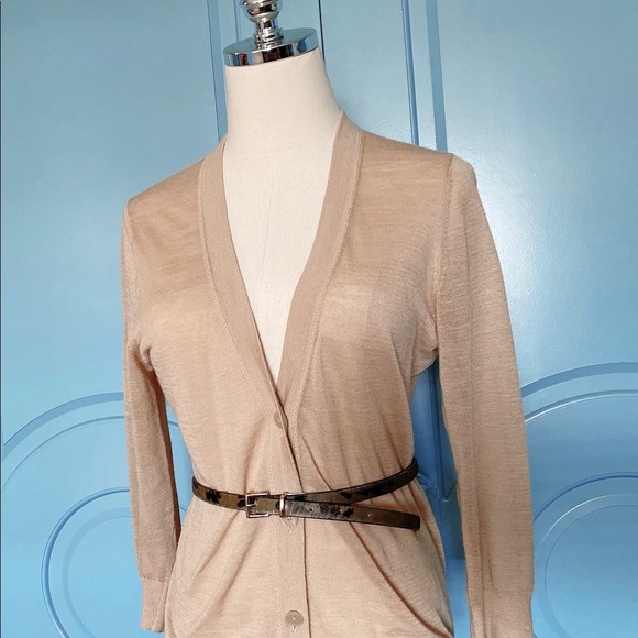 Banana Republic Calf Hair Leather Camouflage Belt - Picture 4 of 9